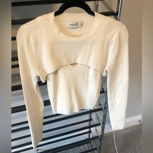 Abercrombie & Fitch Sweater Tank and Cardigan Set